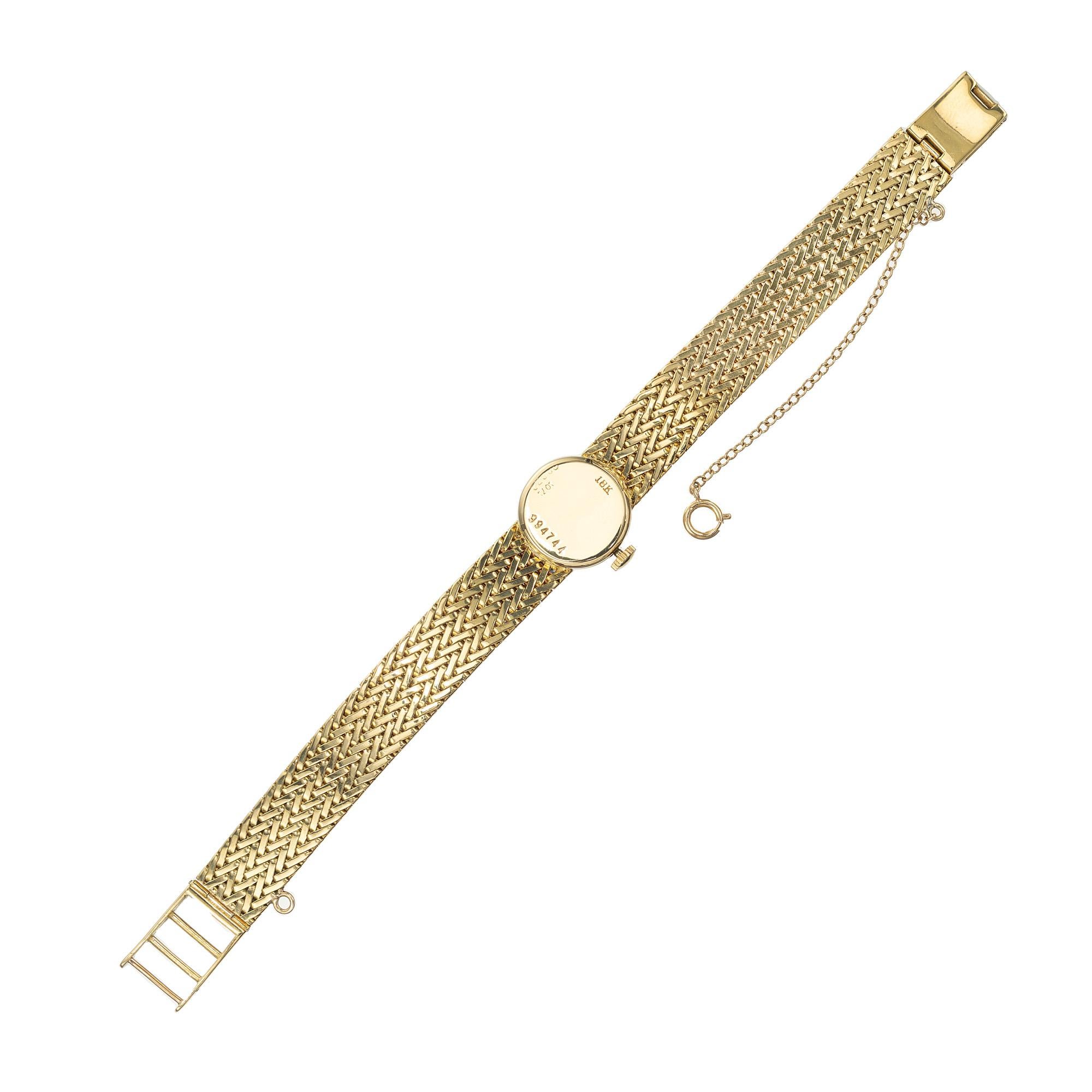 Orologio da polso da donna Cartier Universal Geneve in oro giallo, metà del secolo scorso 2
