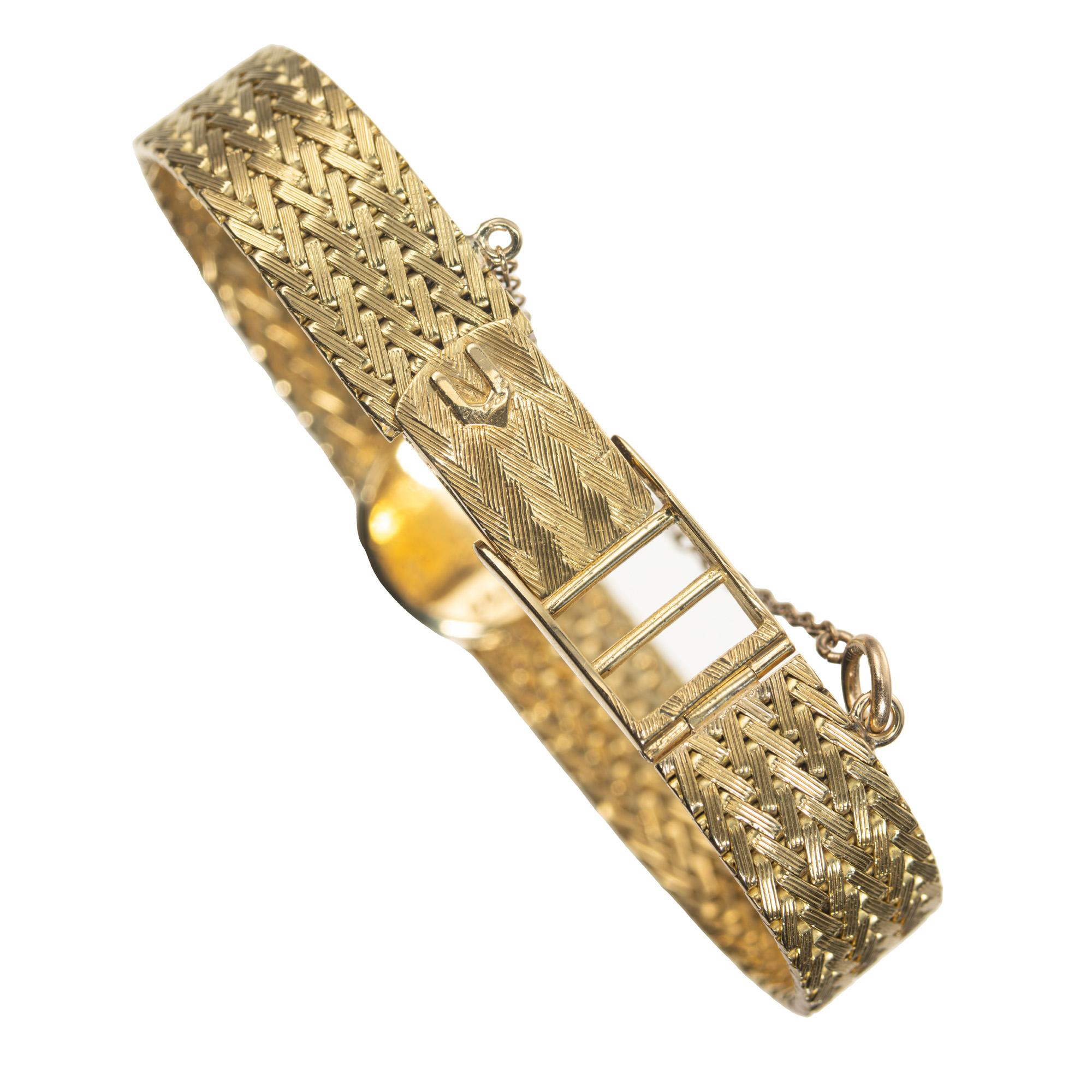 Orologio da polso da donna Cartier Universal Geneve in oro giallo, metà del secolo scorso 4