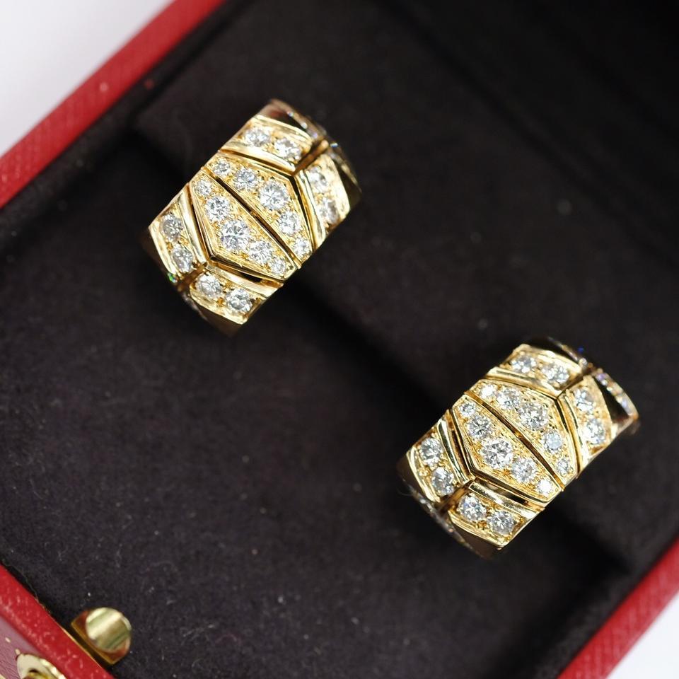 vintage cartier diamond earrings