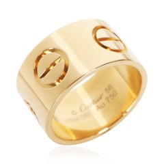 Cartier Yellow Gold Wide Love Ring