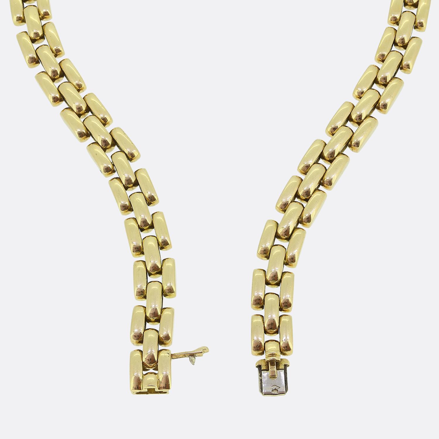 Brilliant Cut Cartier Yellow Sapphire and Diamond Necklace For Sale