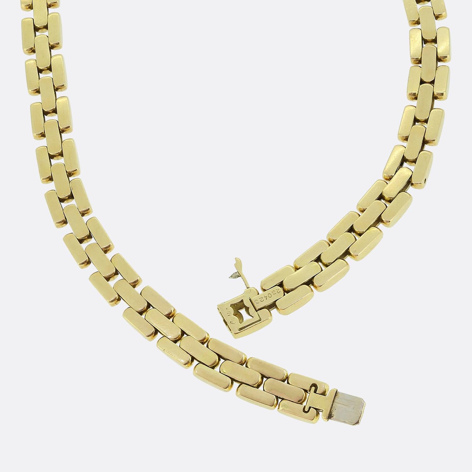 Cartier Yellow Sapphire and Diamond Necklace In Good Condition For Sale In London, GB