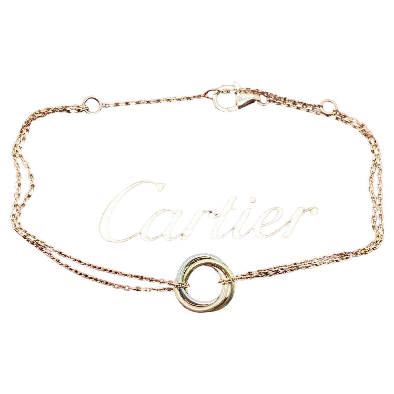 Cartierr 18k rose gold Trinity bracelet 