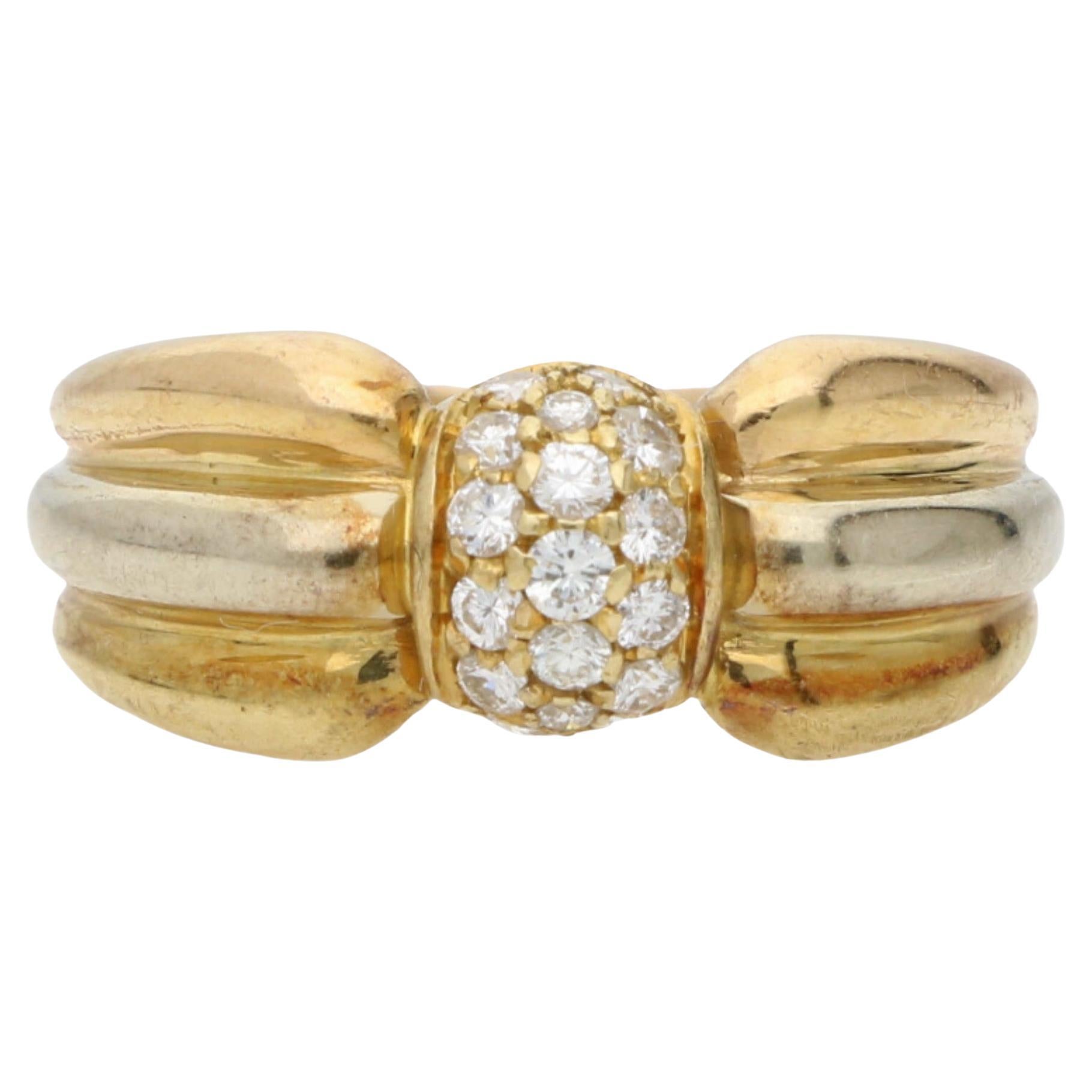 Cartier 18 Carat Diamond-Set Ring For Sale