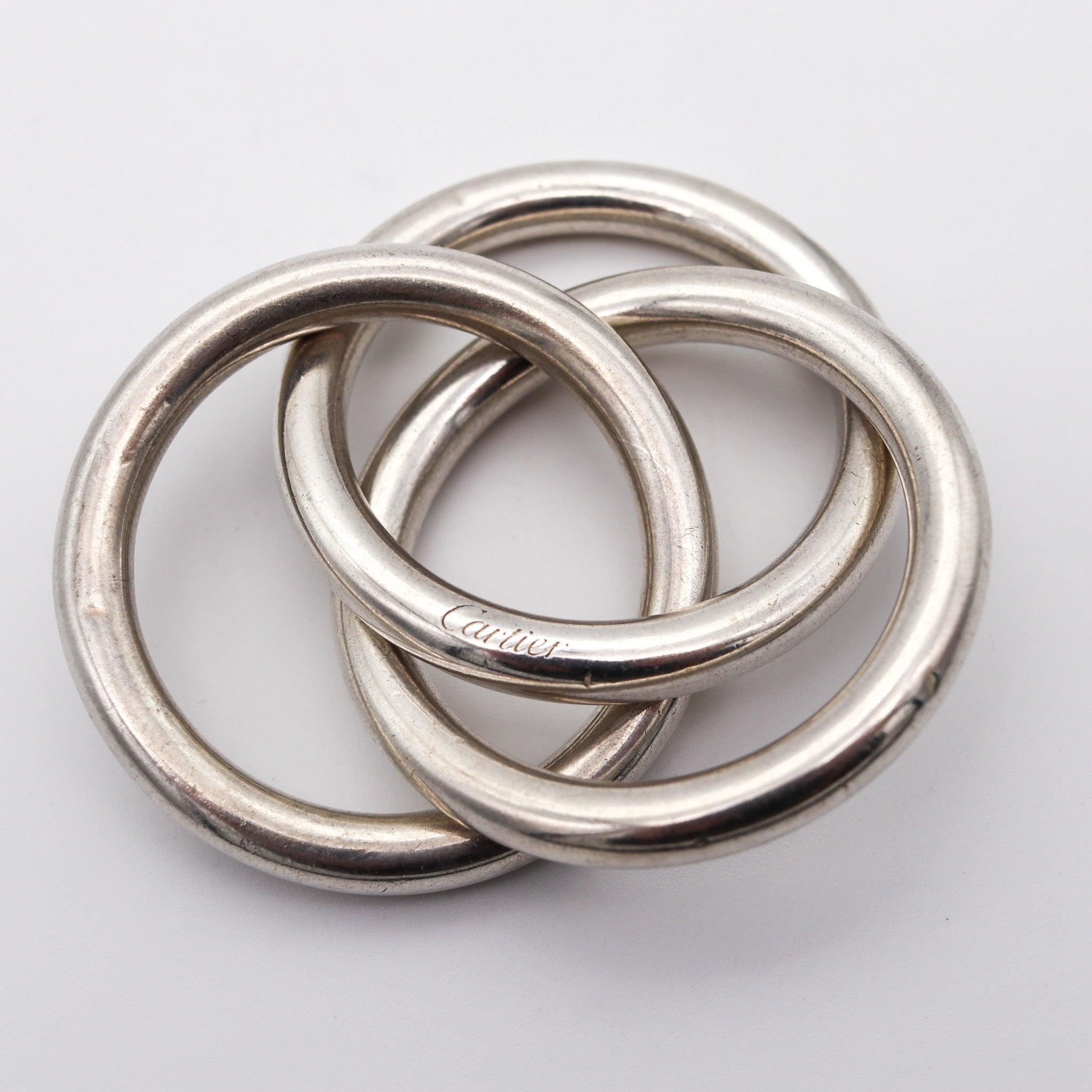 Donna Cartier 1990 Trinity Collection Ciondolo Giocattolo per bambini in Argento 925 in vendita