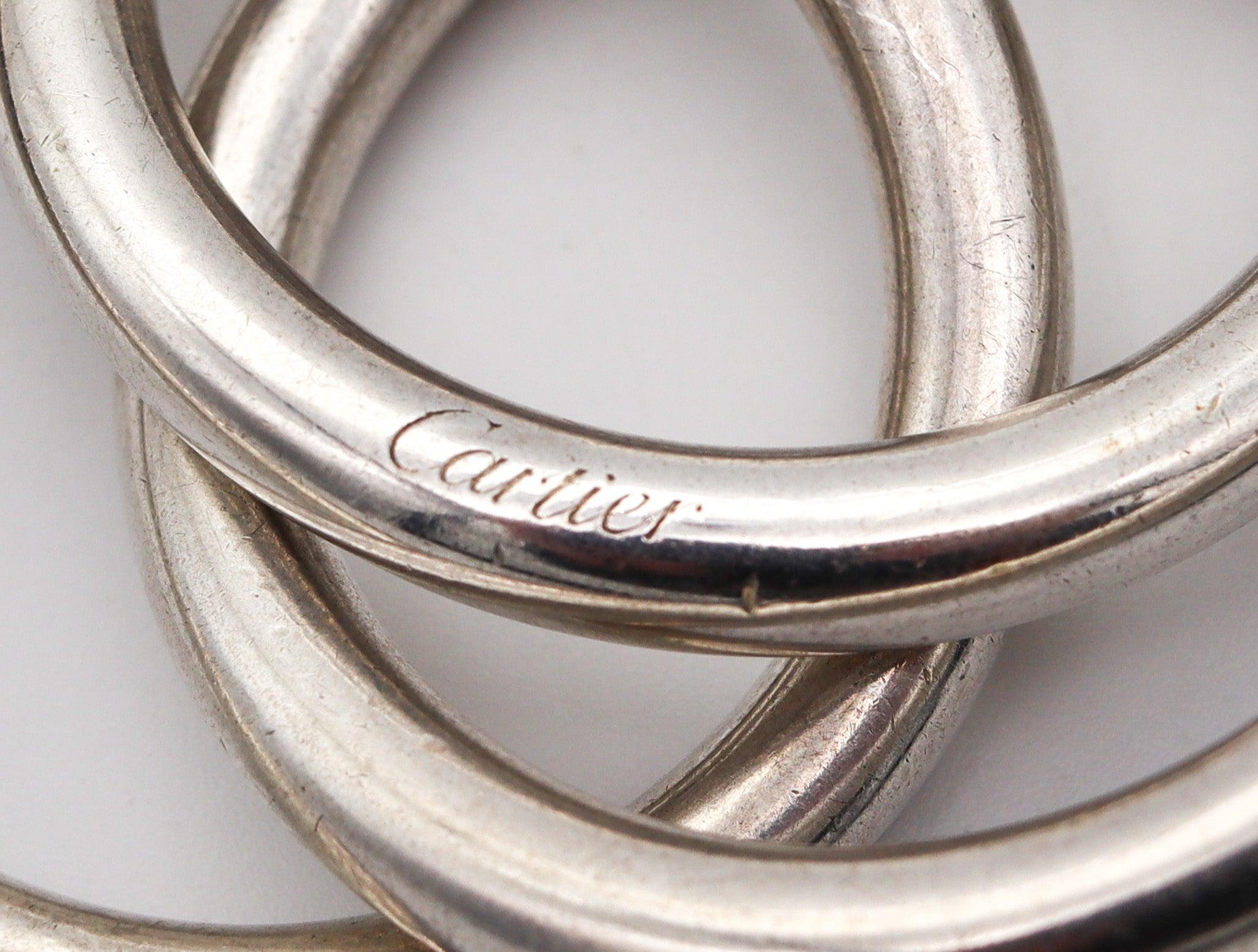 Cartier 1990 Trinity Collection Ciondolo Giocattolo per bambini in Argento 925 in vendita 1