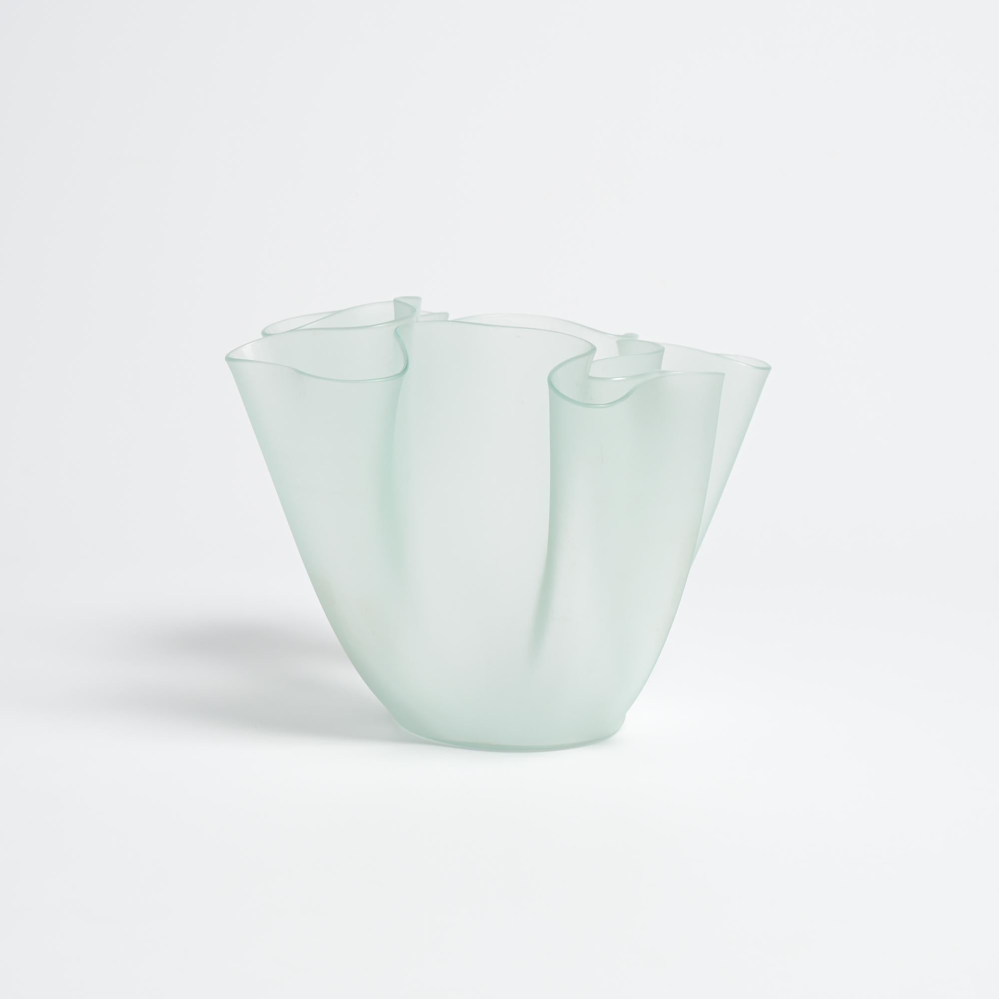 Cartoccio Vase by Pietro Chiesa for Fontana Arte (Glas) im Angebot