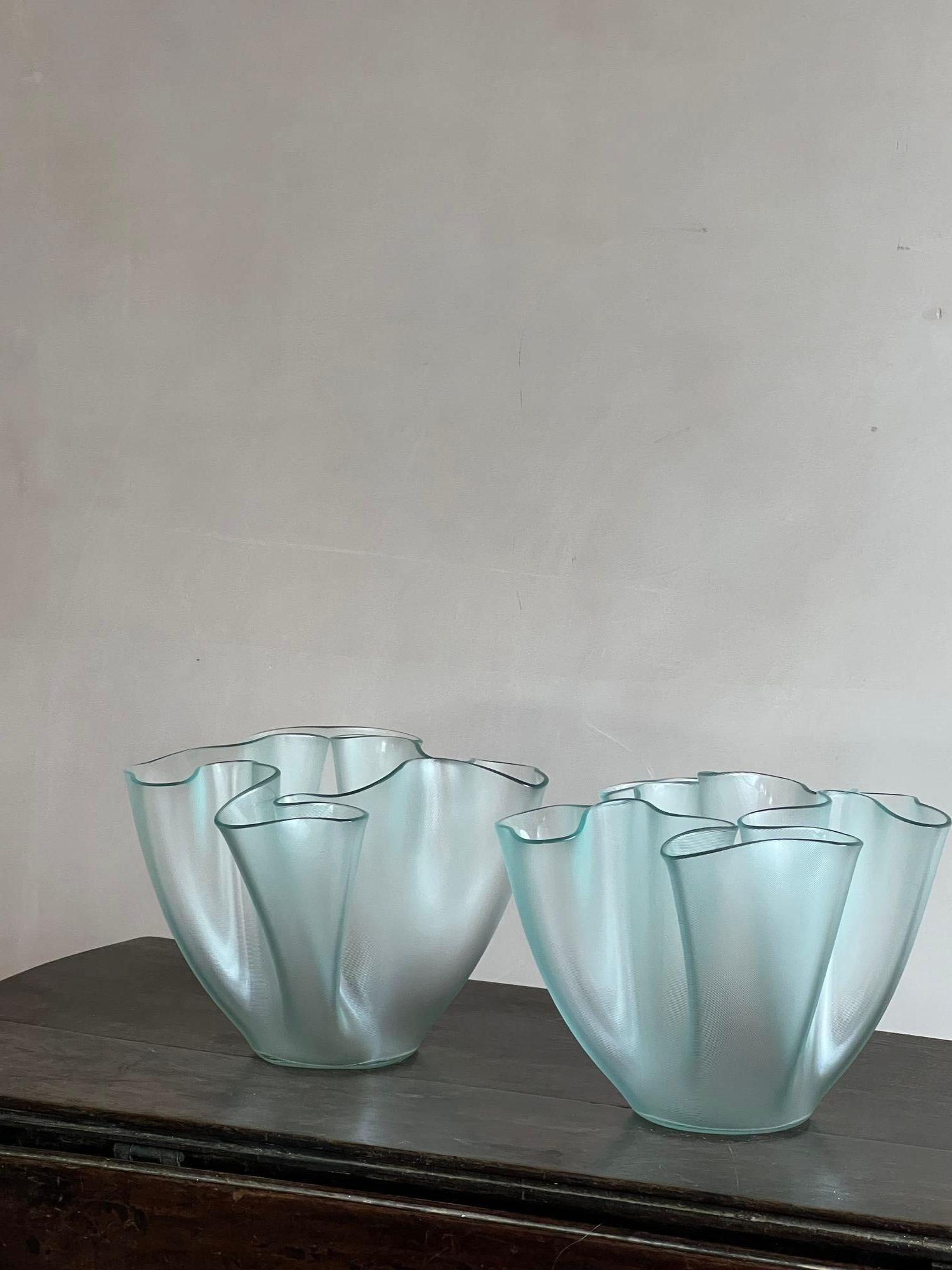 Jarrones Cartoccio de Pietro Chiesa para Fontana Arte en Excelente estado para la venta en Grange-Over-Sands, GB