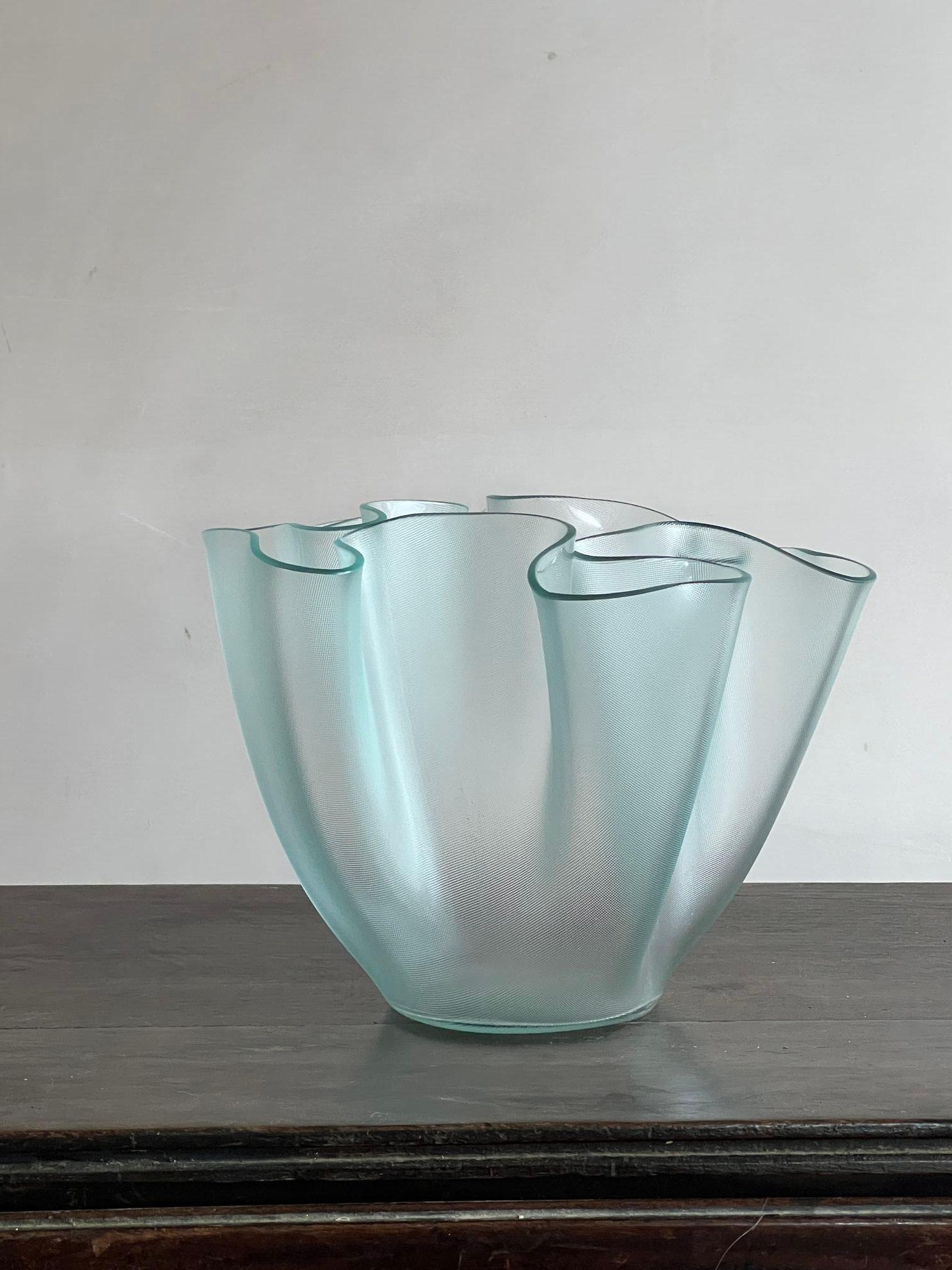 Jarrones Cartoccio de Pietro Chiesa para Fontana Arte Vidrio en venta
