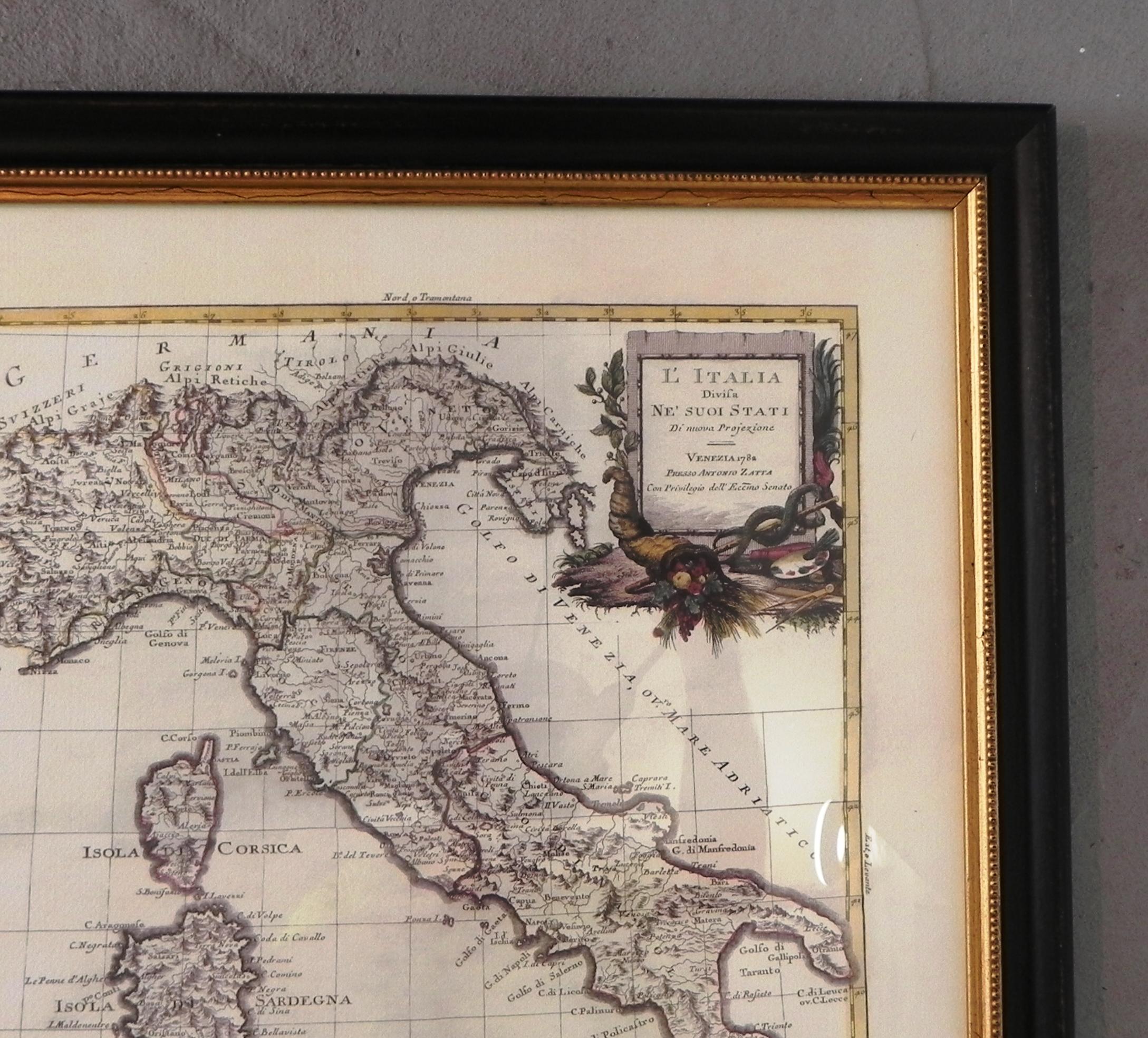 European Cartografia, Italia 1782 For Sale
