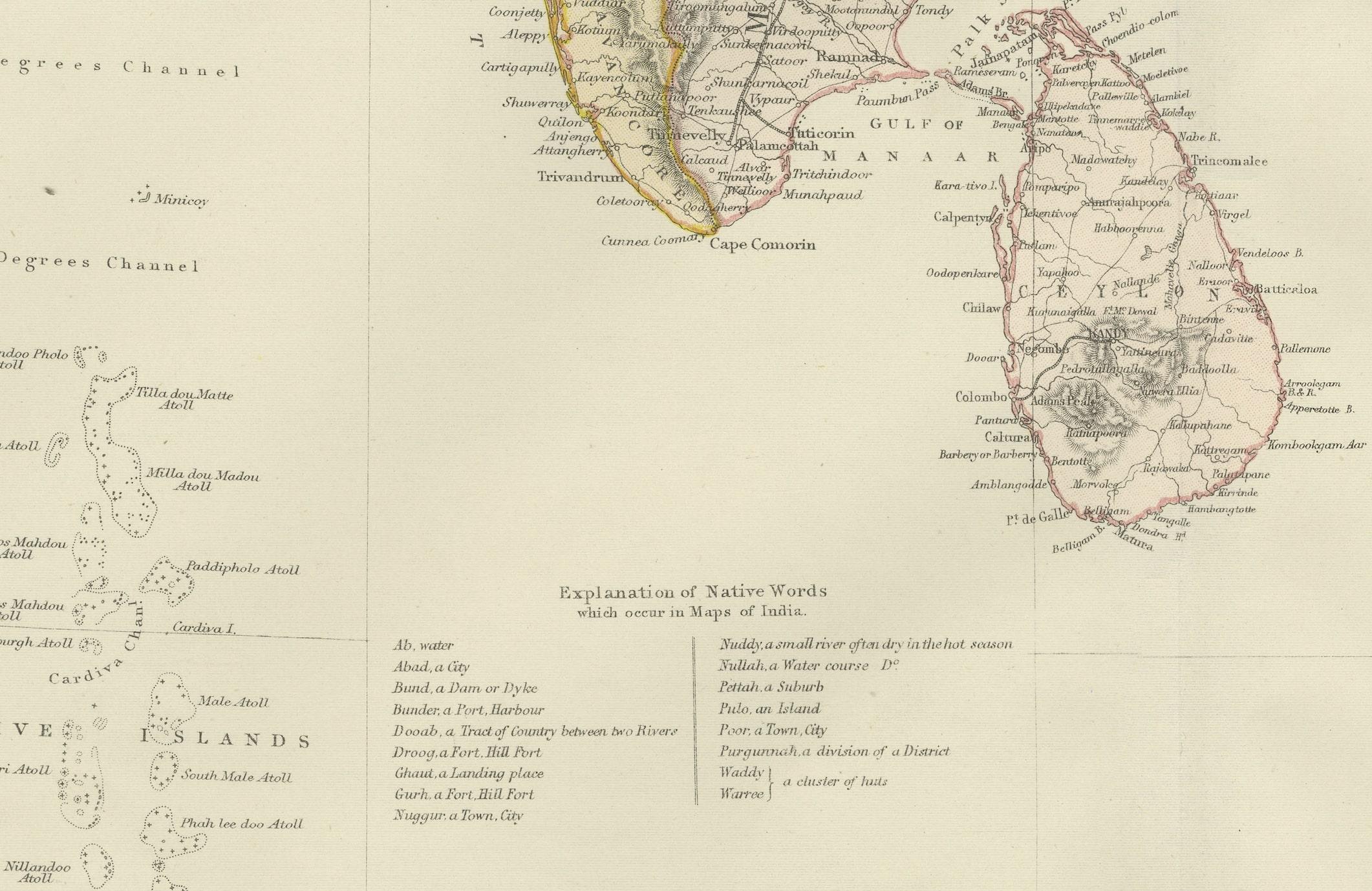 Cartographic Elegance: The British Raj's India, 1882 Atlas by Blackie and Son For Sale 2