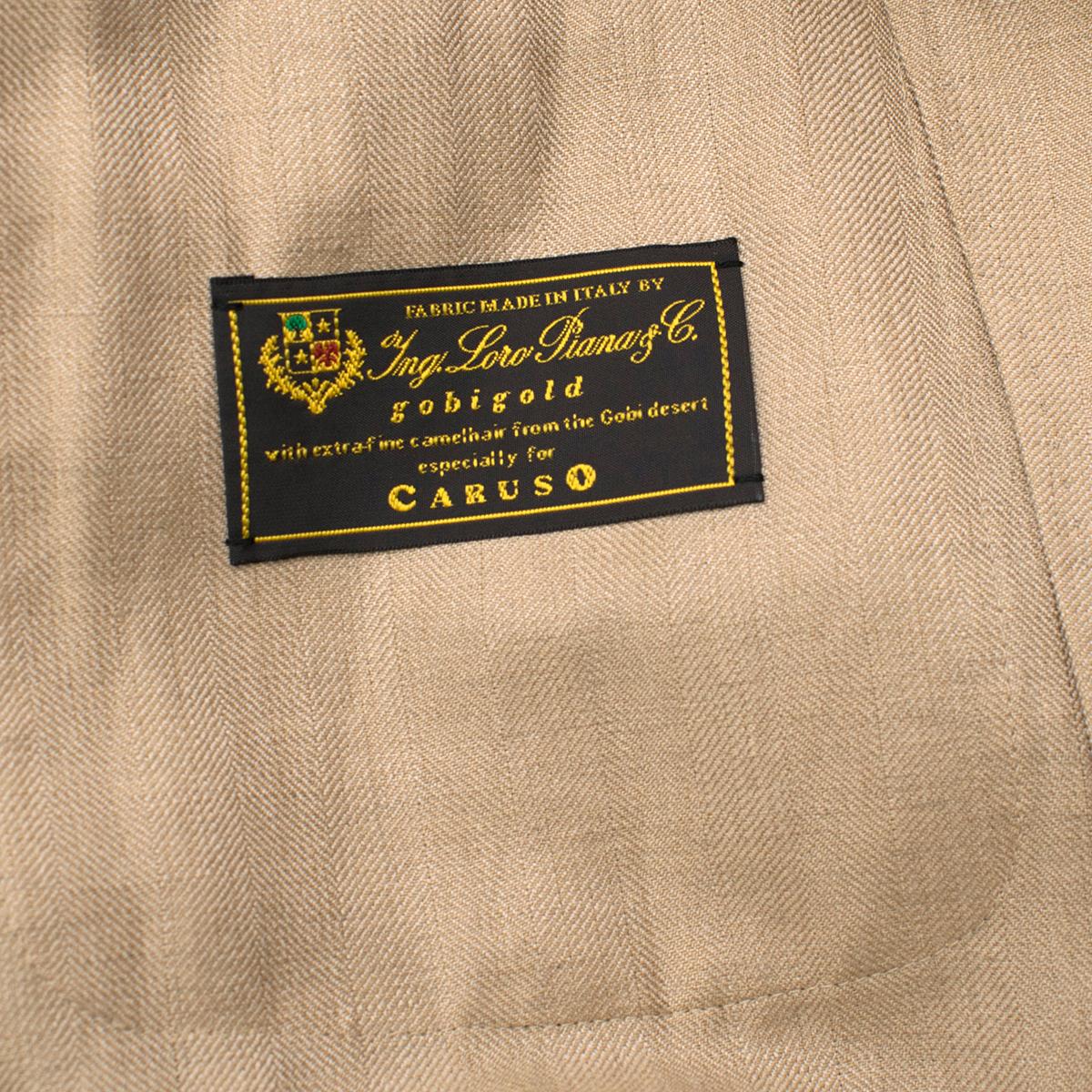 Caruso Beige Extra Fine Camel-hair Jacket XL 1