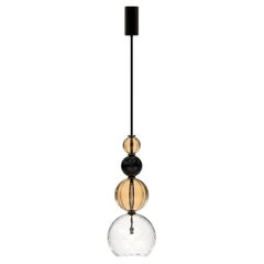 CARUSO Lampada pendente di design in Vetro di Murano con Certificato di Origine