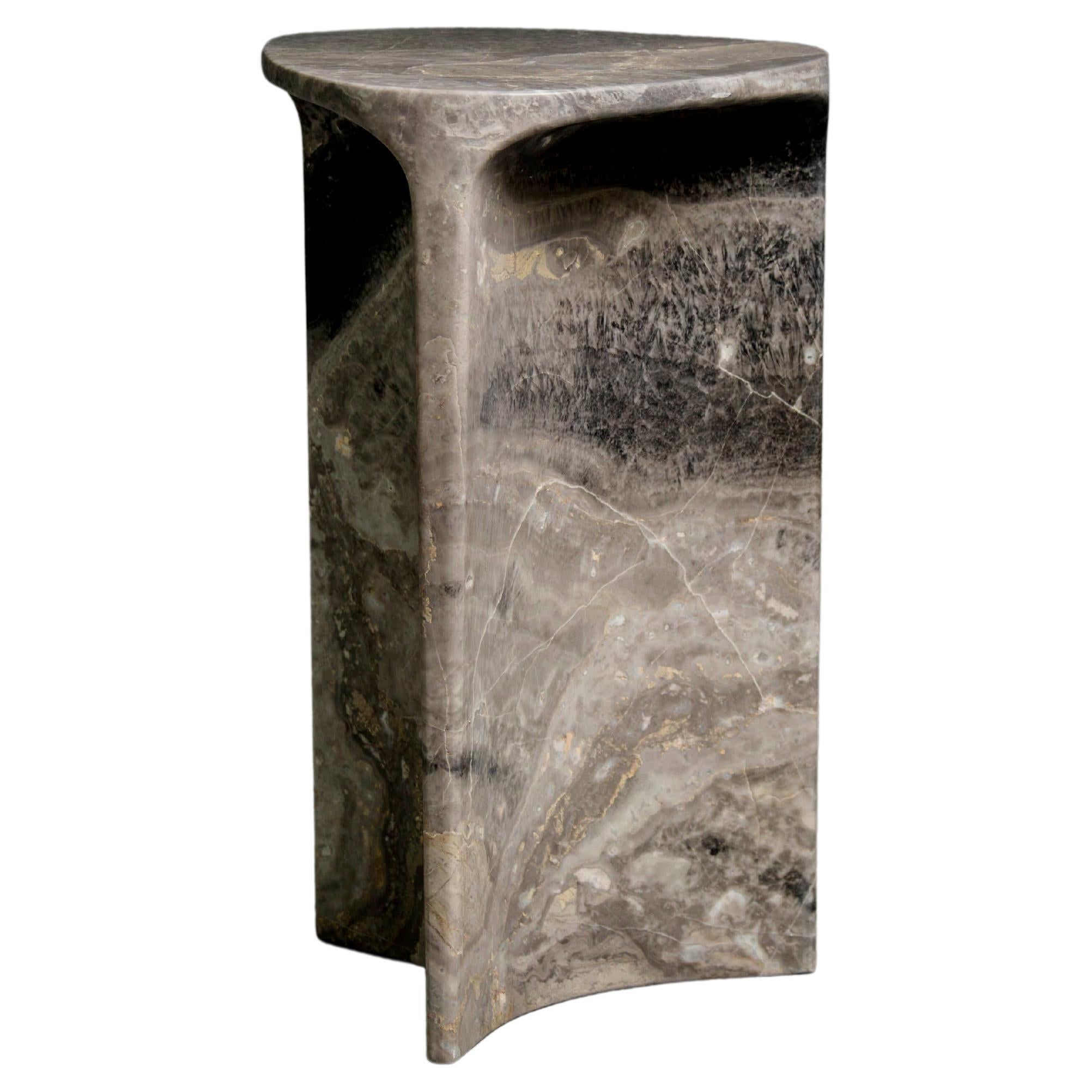 Carv Tall Table in Orobico Marble by Daniel Fintzi for Formar For Sale