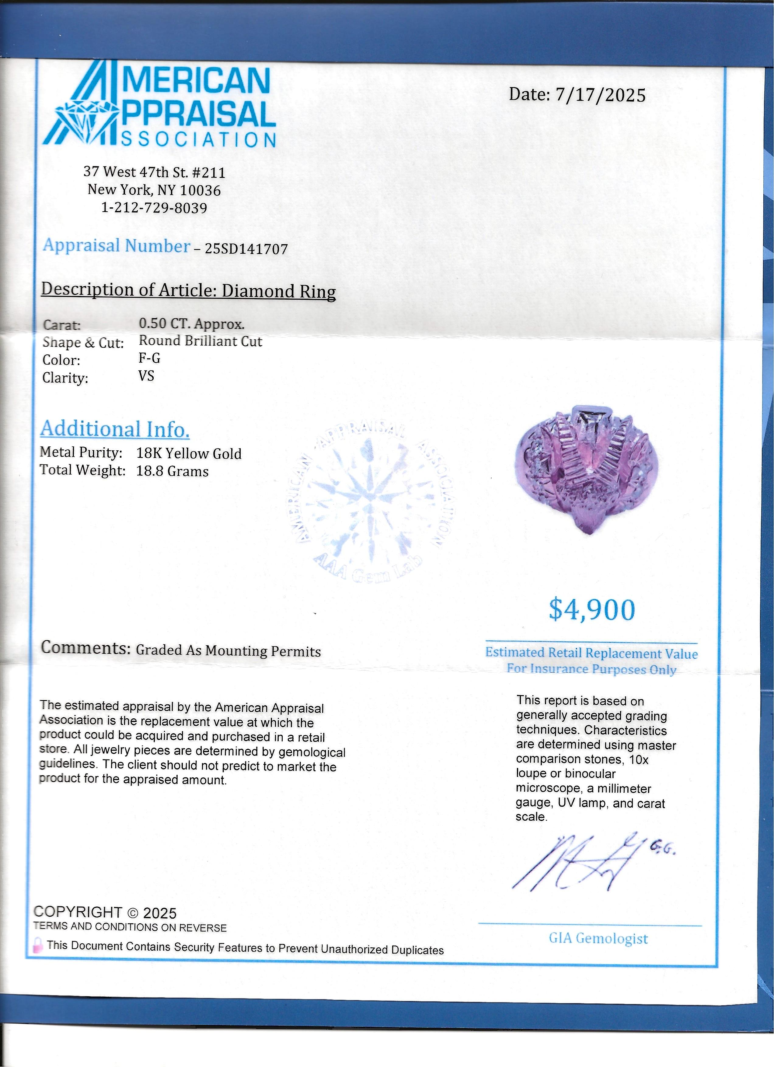 Bague de cocktail en or jaune 18 carats avec motif de bélier et diamants en vente 6