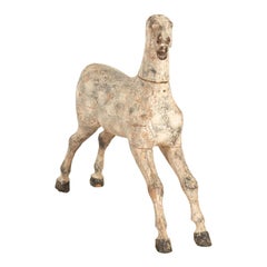 Carved 19th Century Wooden Horse