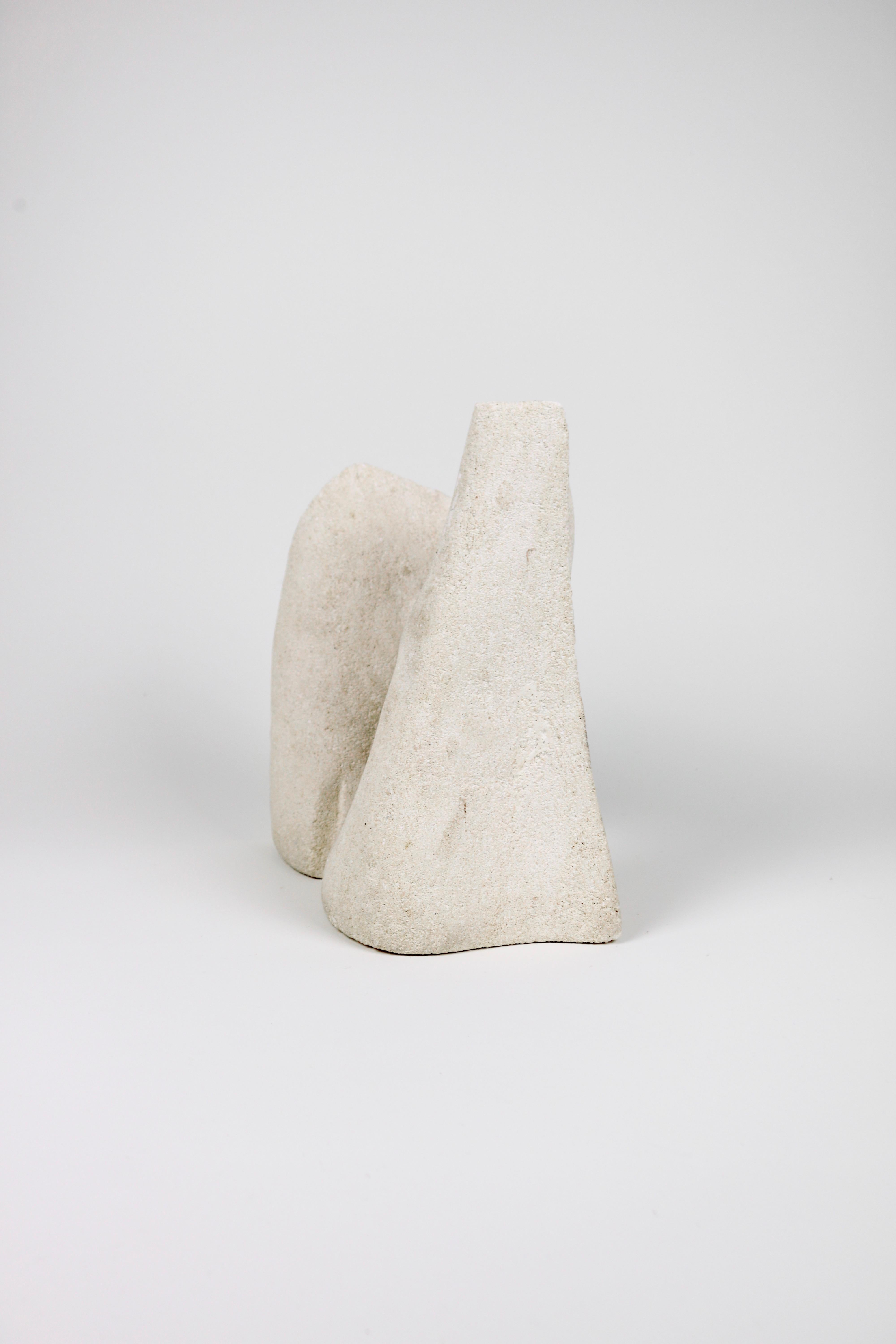 Carved Abstract Sculpture in Lightweight Concrete 1