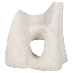 Carved Abstract Sculpture in Lightweight Concrete