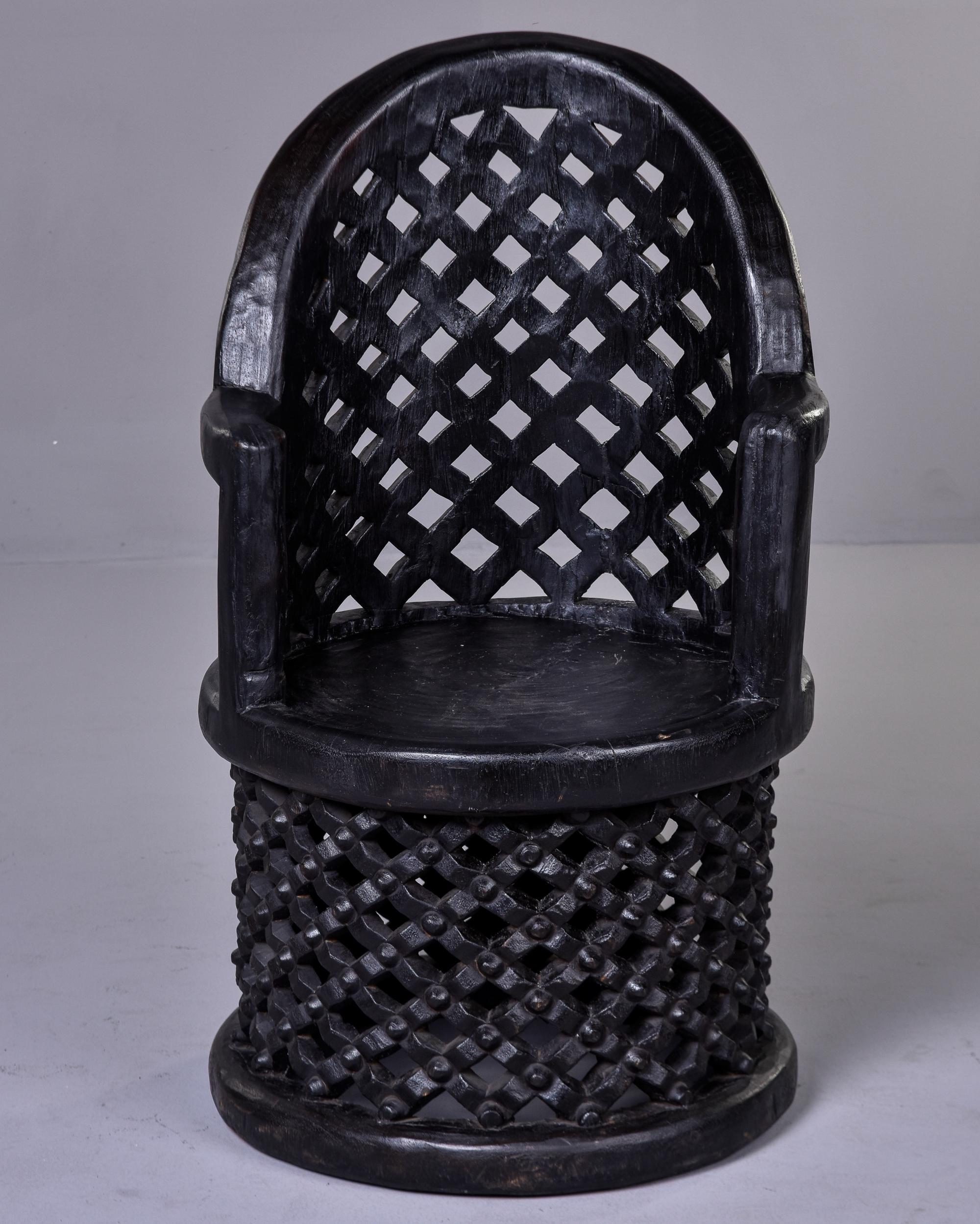 african throne chair