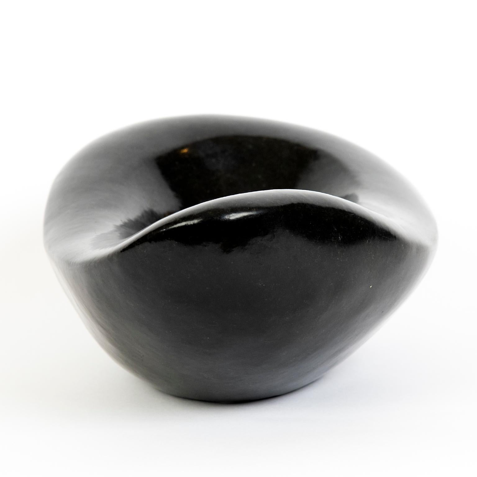 Mid-Century Modern Carved African Stone Bowl in the Style of Georges Jouves