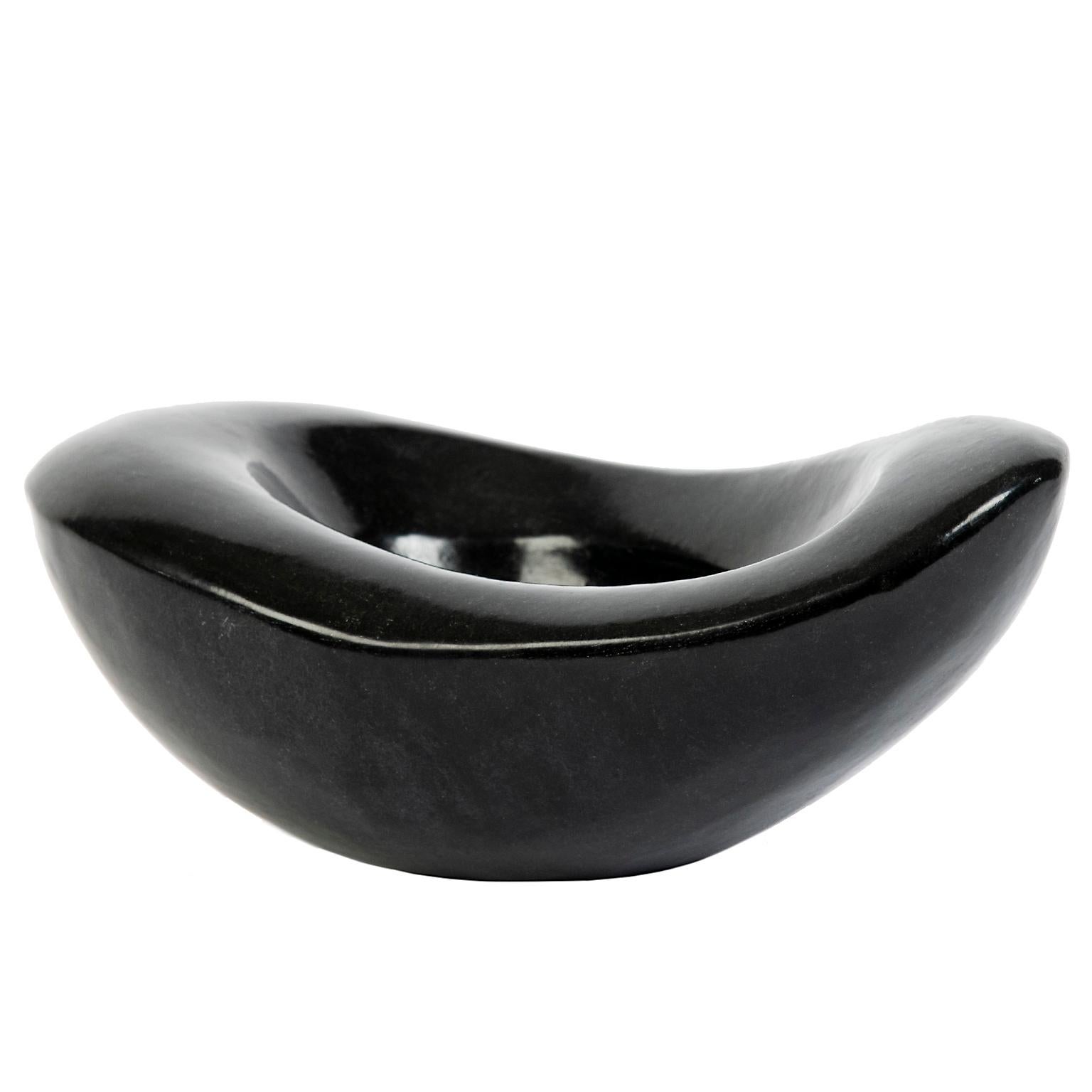 Zimbabwean Carved African Stone Bowl in the Style of Georges Jouves