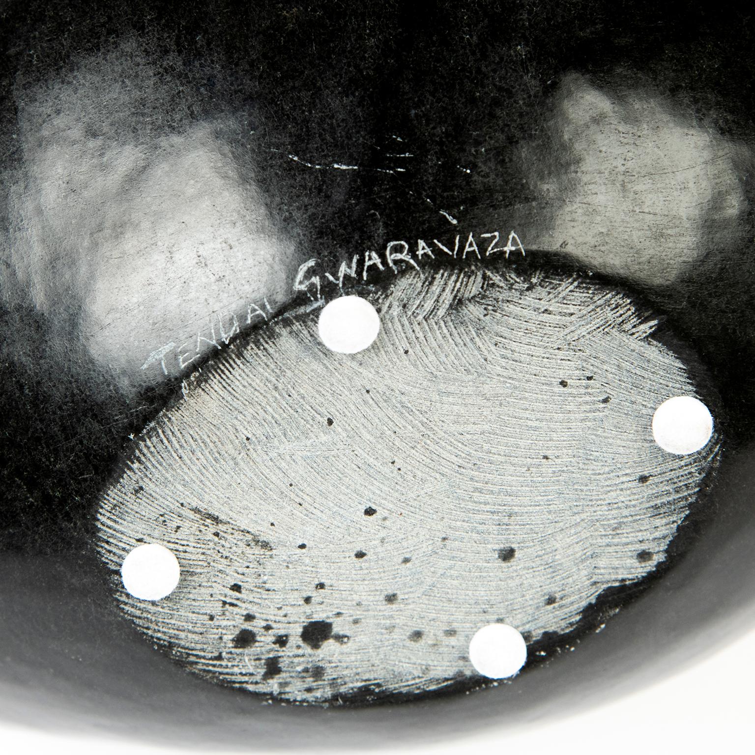 Carved African Stone Bowl in the Style of Georges Jouves 1