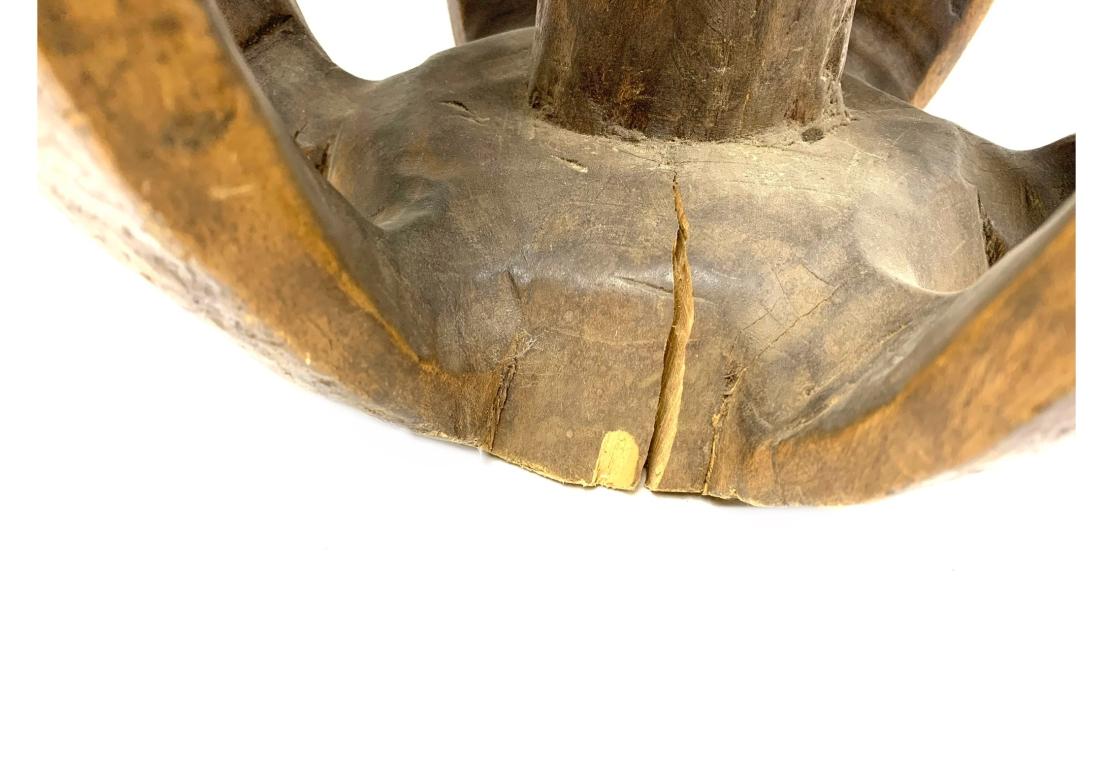 Carved African Stool/ Baga Tribe For Sale 3