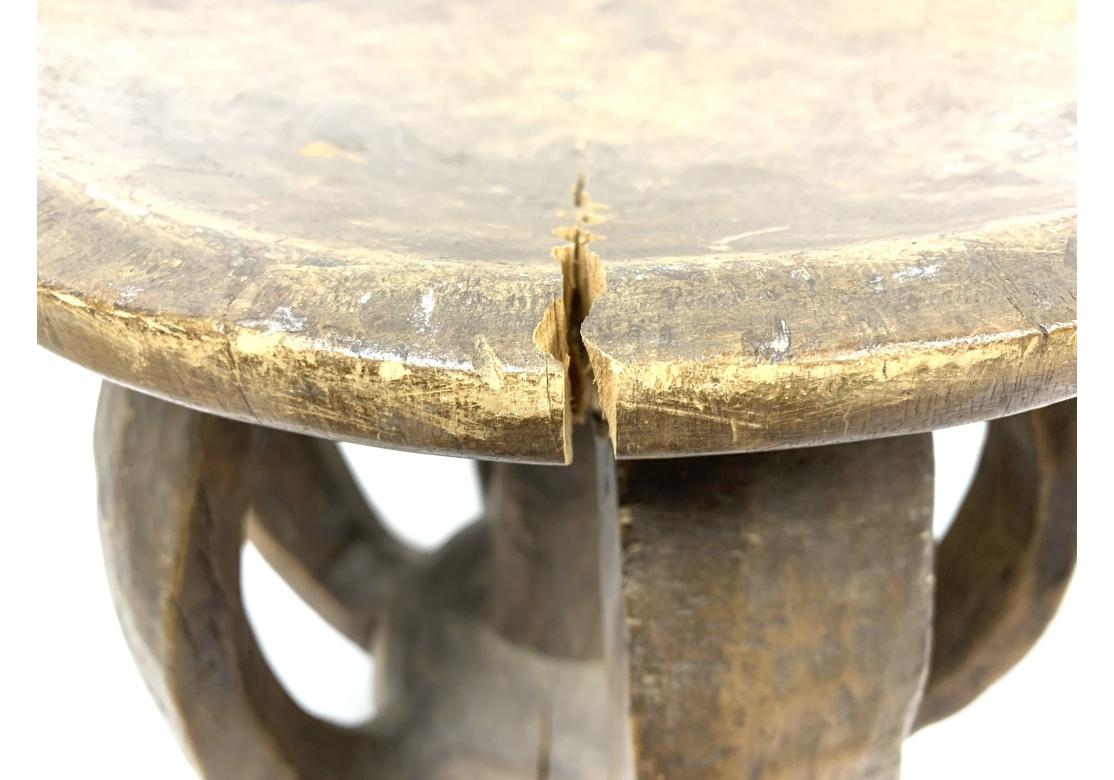 Carved African Stool/ Baga Tribe For Sale 5