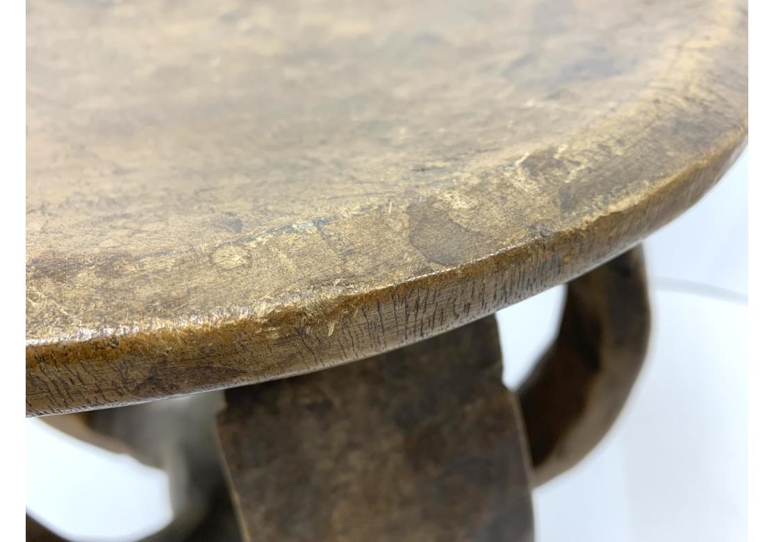 Tribal Carved African Stool/ Baga Tribe For Sale