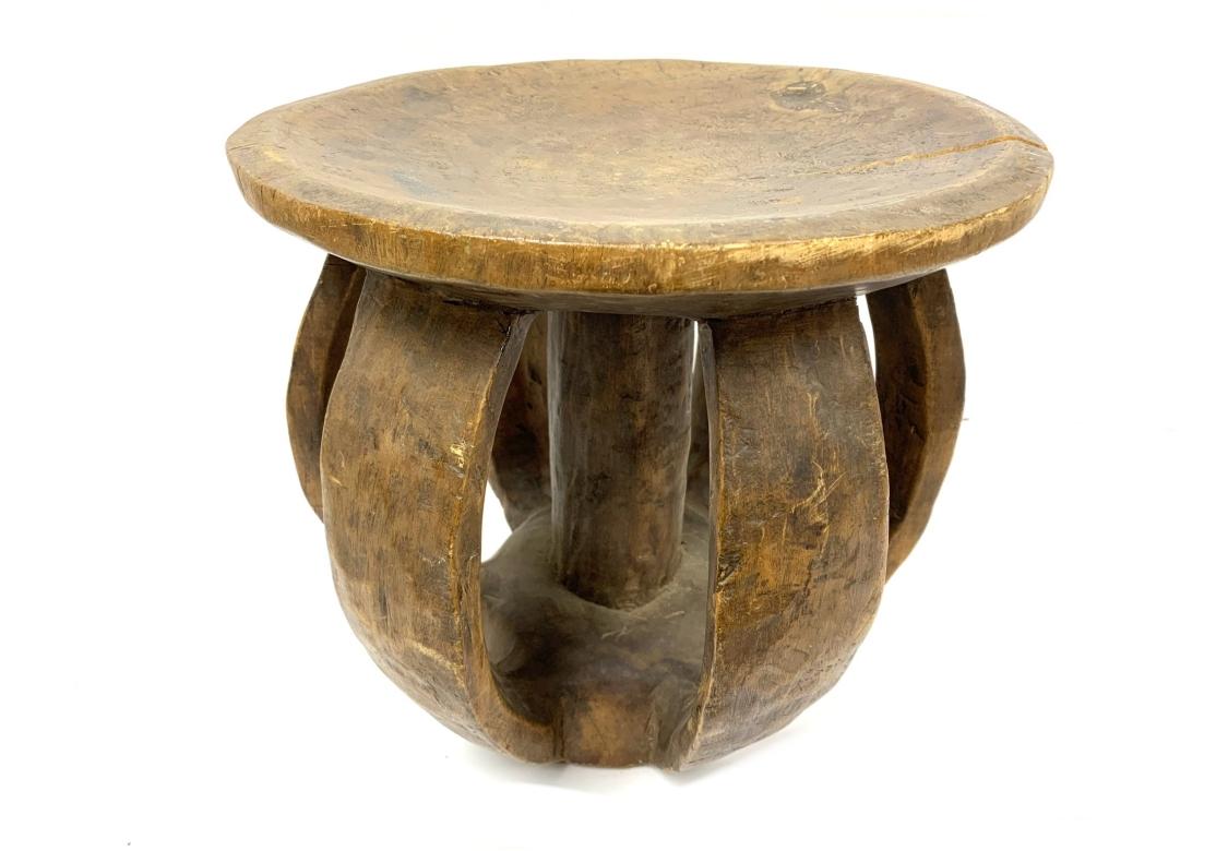 20th Century Carved African Stool/ Baga Tribe For Sale