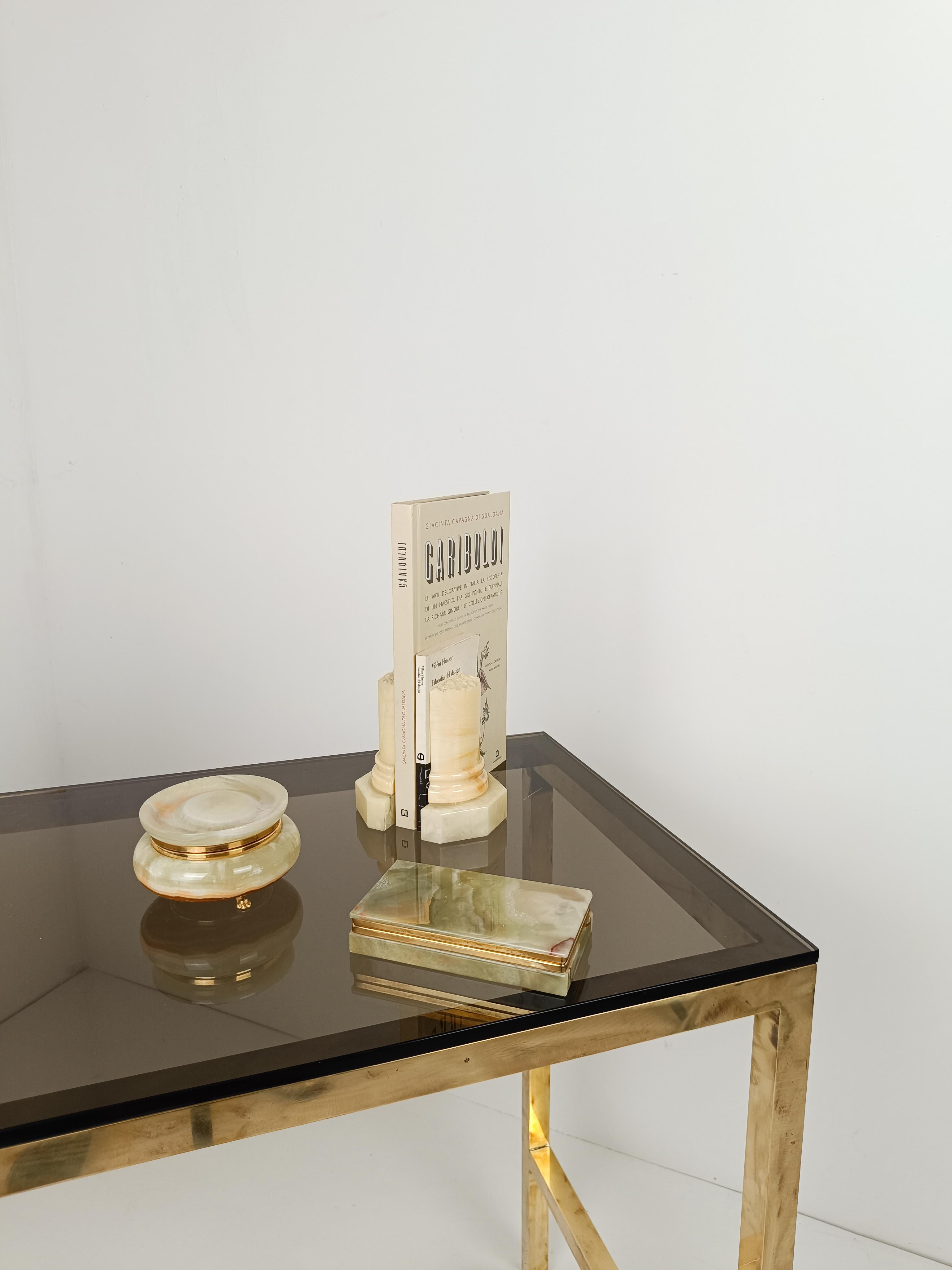 Carved Alabaster Bookend Columns from Volterra in the Style of the Grand Tour For Sale 1