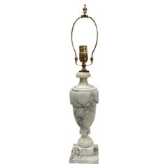 Carved Alabaster Lamp