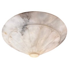 Carved Alabaster Light Fixture Antique Carved Alabaster Light Fixture