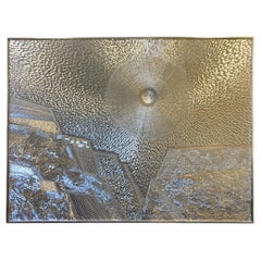 Carved Aluminum Art by Listed Artis Dale Clark