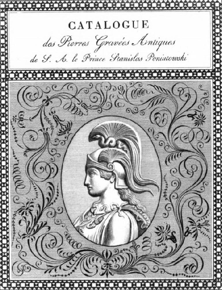 Women's or Men's Carved Amethyst Intaglio Depicting Neptune Carrying Medusa Gold Pendant