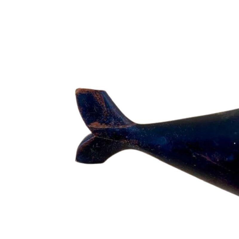 20th Century Carved and Decorated Sperm Whale Figure, circa 1900 For Sale