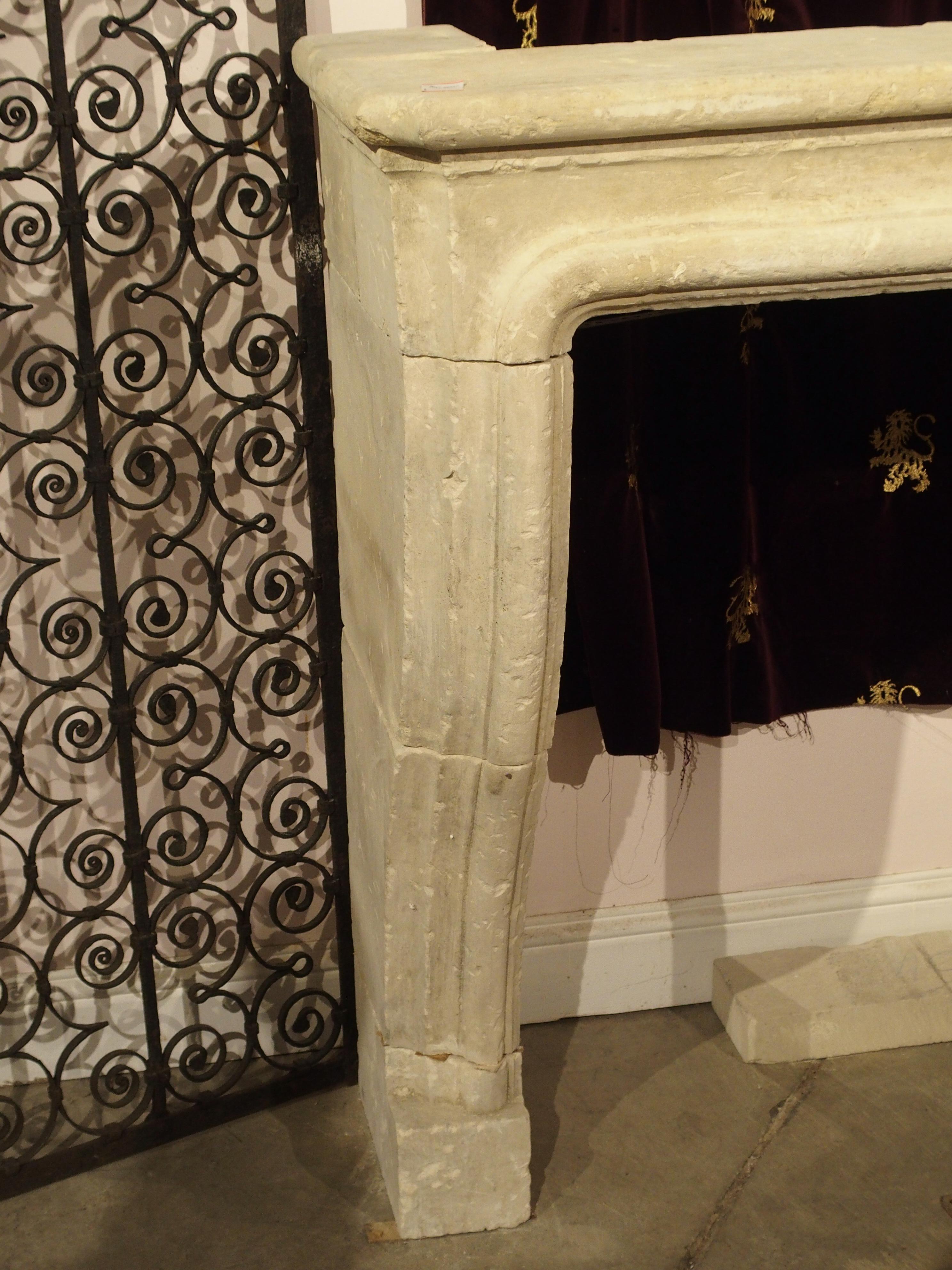 distressed fireplace mantel
