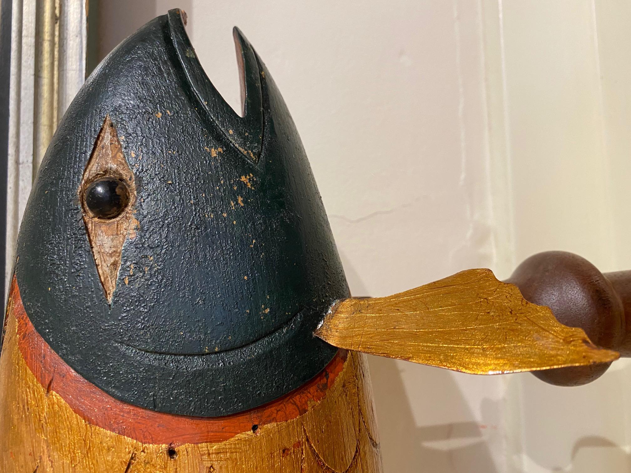 Carved and Gilded Striped Bass Weather Vane at 1stDibs