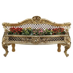 Carved and gilded wood jardinière, Louis XV Style