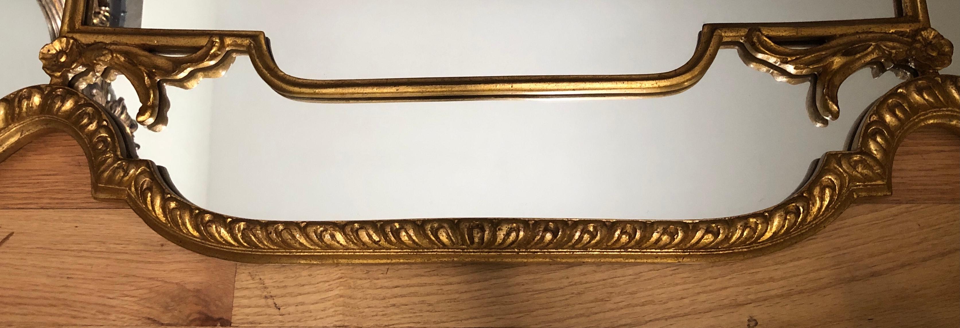 Carved and Gilt Regency Mirror For Sale 2