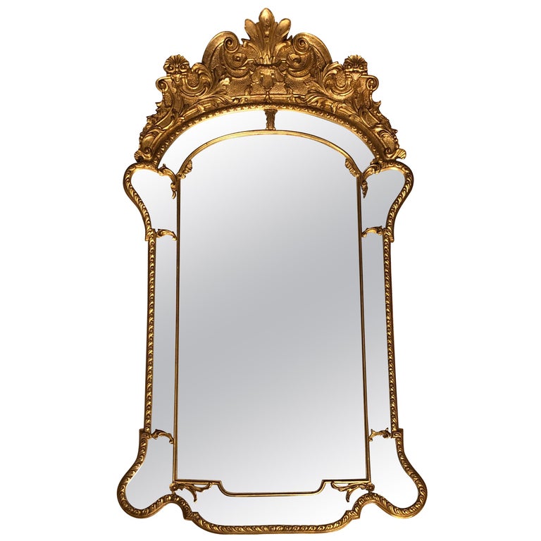 Carved and Gilt Regency Mirror For Sale at 1stDibs