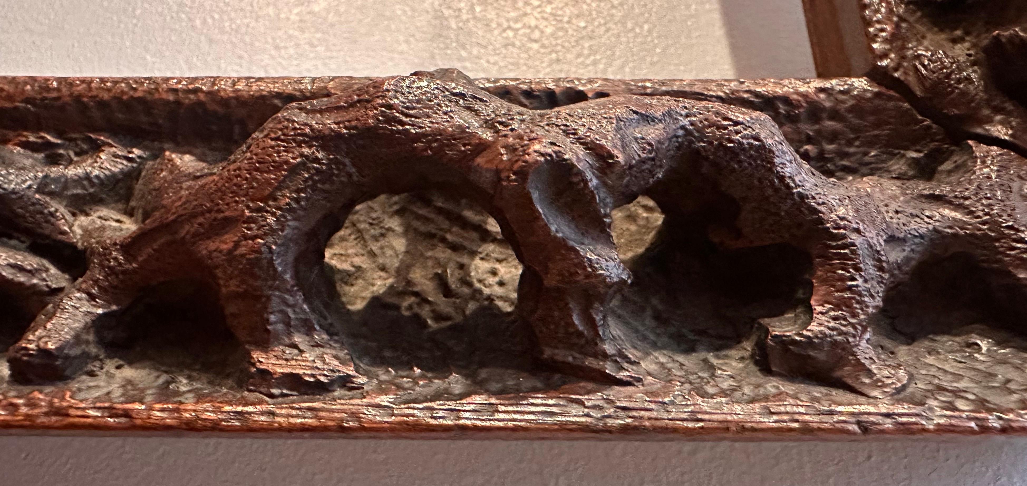 Carved and Openwork Wooden Frame, Austria, Early 19th C. For Sale 5