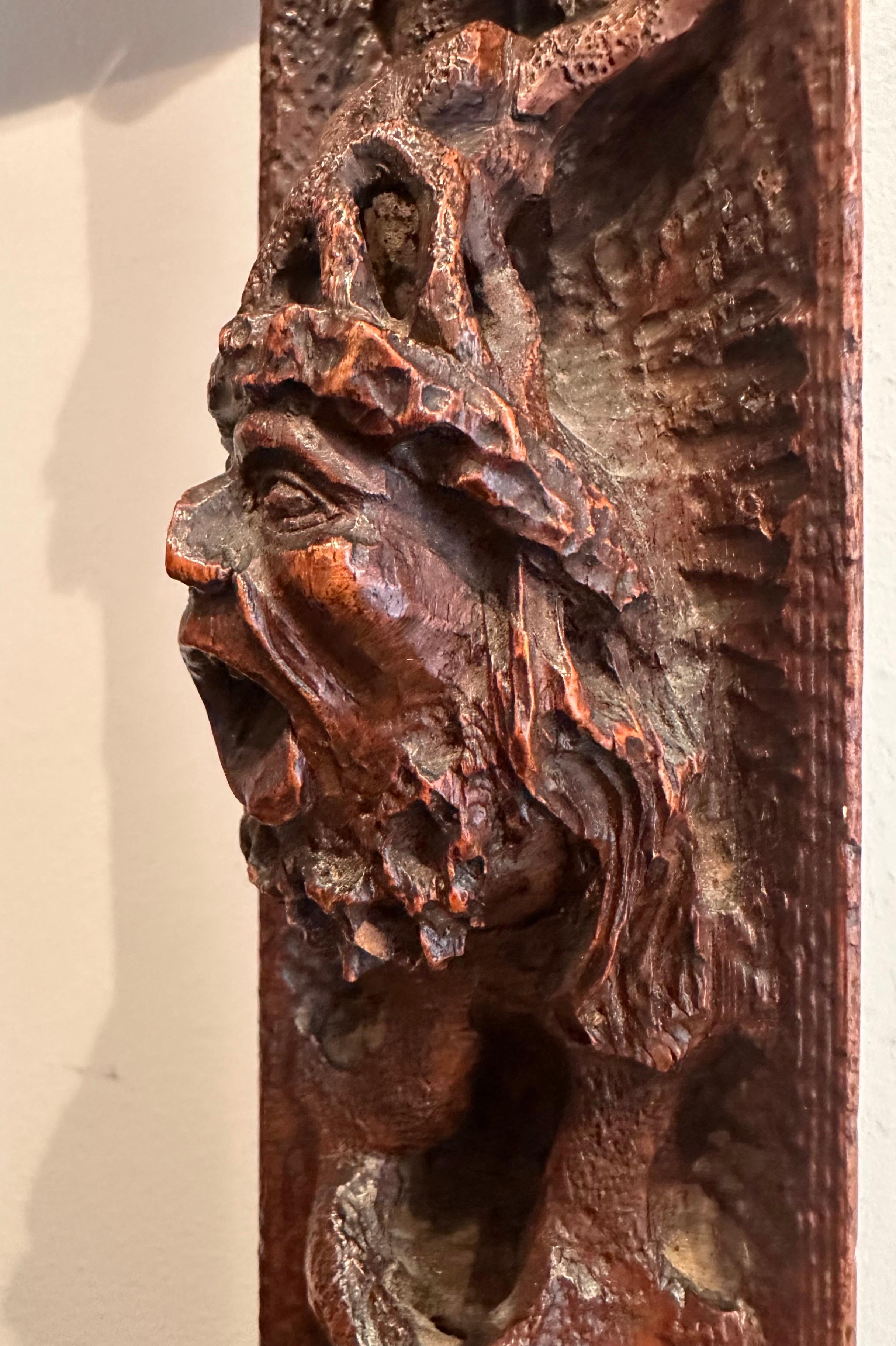 Carved and Openwork Wooden Frame, Austria, Early 19th C. For Sale 7
