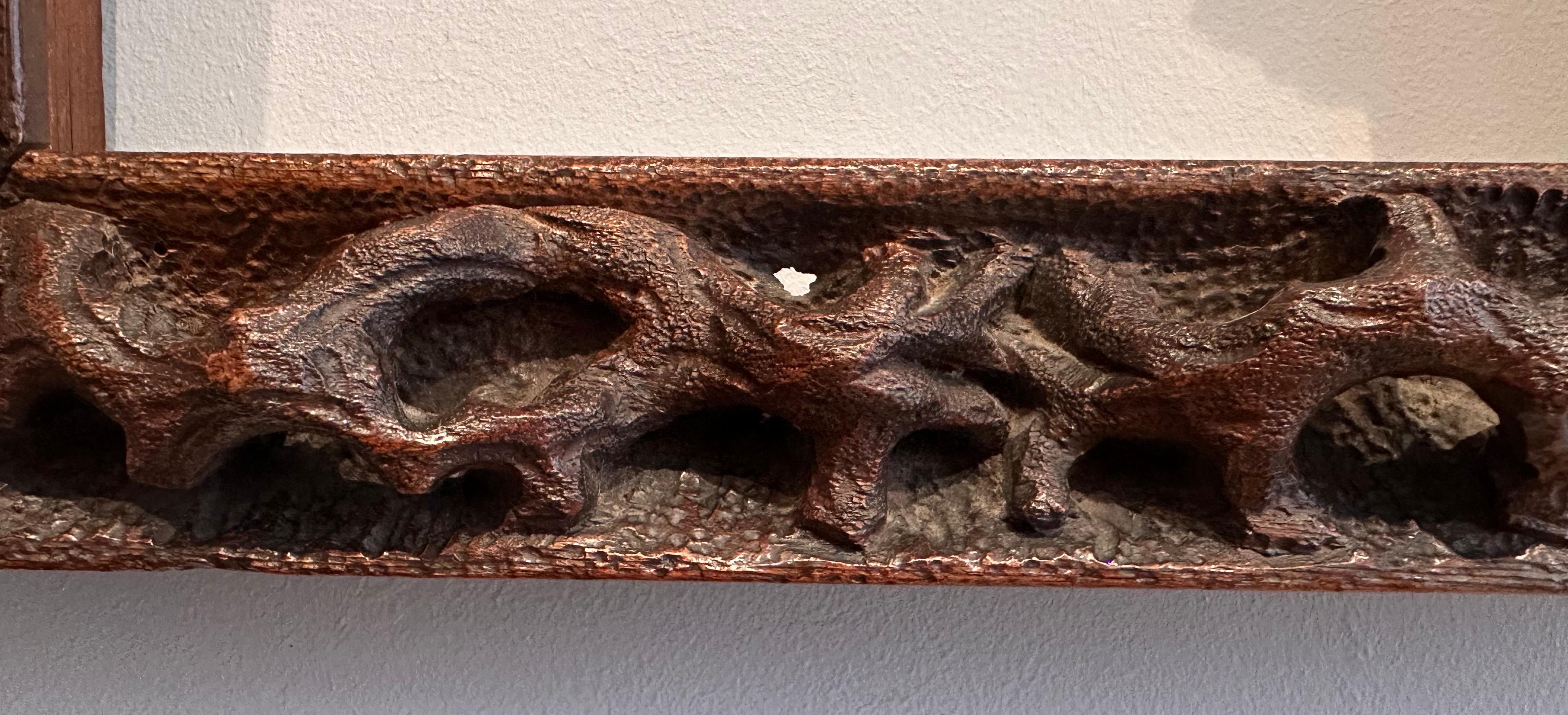 Carved and Openwork Wooden Frame, Austria, Early 19th C. For Sale 13