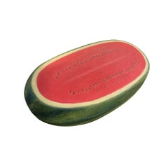 Boîte à melons sculptée et peinte de Frank Finney