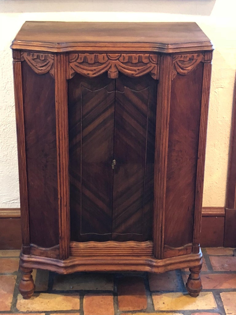 Carved Antique Wooden or Bookcase at 1stDibs