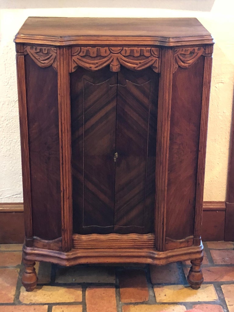 Carved Antique Wooden or Bookcase at 1stDibs