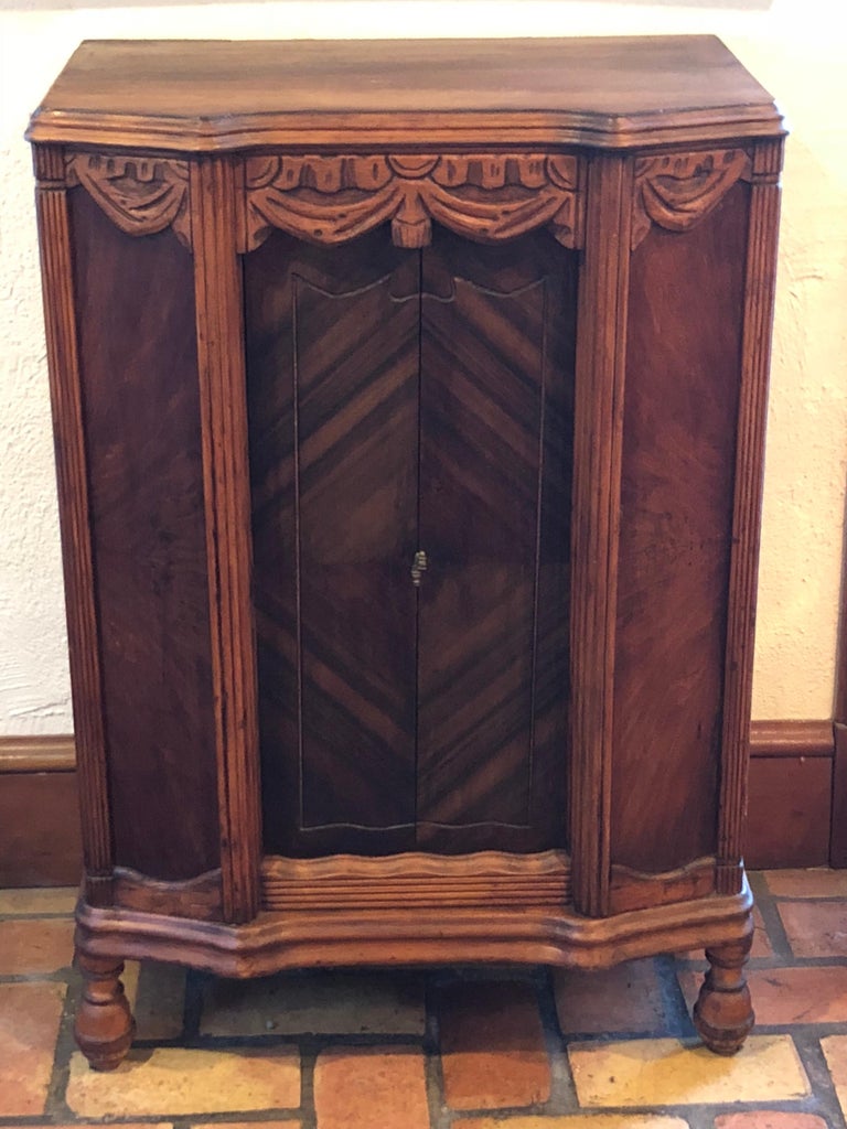 Carved Antique Wooden Cabinet Or Bookcase For Sale At 1stdibs Carved Antique Wooden Cabinet or Bookcase In Good Condition For Sale In Redding, CT - Carved Antique Wooden Cabinet Or Bookcase For Sale At 1stdibs
