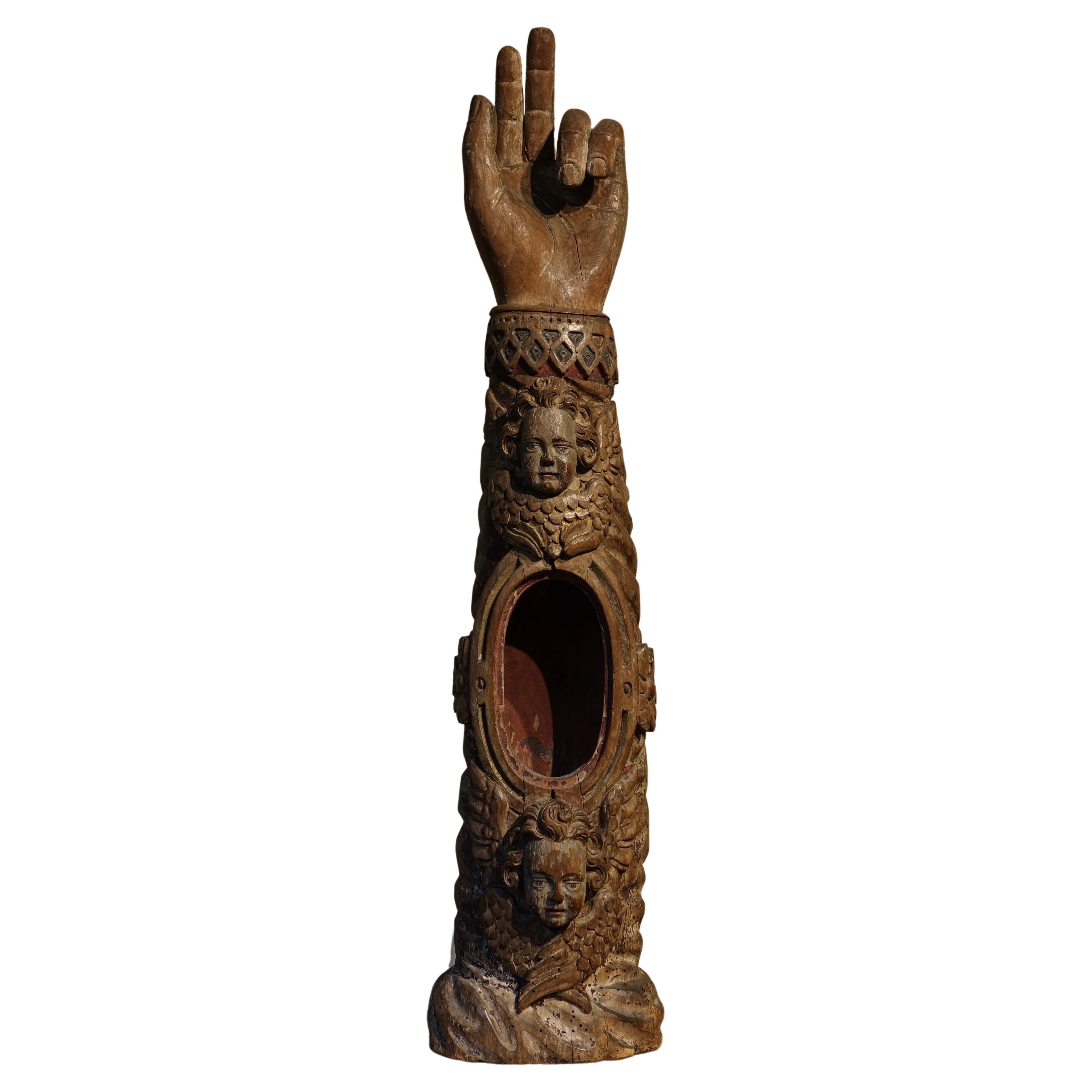 Carved Arm Reliquary, Venice, First Half of, 17th Century