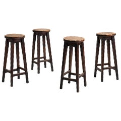 Carved Bar Stool